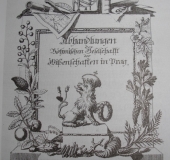 Title page publication Bohemian Scientific Society