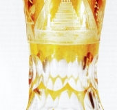 Bohemian glass yellow coloring 1860
