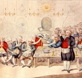 Print Cagliostro in London 1786