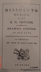 Libreto Don Giovanni 1787 Schoenfeld